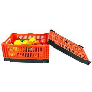large storage boxes heavy duty collapsible plastic crate for fruits and vegetables - Product Image 6