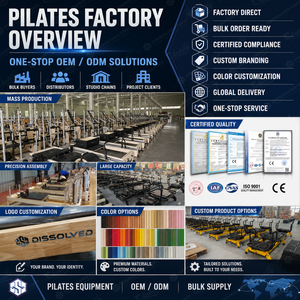 Su misura professionale <span class=keywords><strong>Pilates</strong></span> Reformer Board surf Machine multifunzionale tavola da surf sistema a molla Home Fitness - Product Image 6