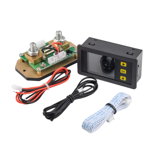 DC 120V 100A 200A 300A 500A LCD Combo Meter Voltage Current Power KWh Watt Meter 12V 24V 48V 96V Battery Capacity Tester Monitor New Original