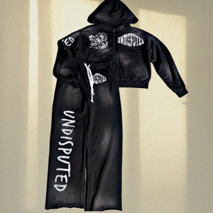 Custom Acid Washed Vintage Tracksuit Men Heat Transfer Printing Men's Clothing <b>Sets</b> Two Pieces Unisex Tracksuit for Men - Product Image 1