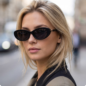Nuovi Occhiali da Sole Ovali Cat-Eye 2026 Ni Nis di Alta Gamma con Protezione UV400 Unisex per Donne e Uomini - Product Image 1