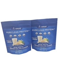 Sachets Doypack Personnalisés en Gros, Qualité Alimentaire, avec Fermeture Éclair, Emballage Jetable pour Chips et Aliments pour Animaux
