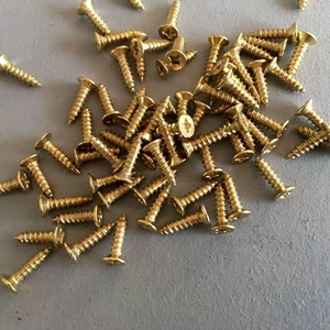<span class=keywords><strong>Viti</strong></span> Autofilettanti in Ottone Massiccio M2.5x6 <span class=keywords><strong>per</strong></span> Artigianato in <span class=keywords><strong>Legno</strong></span>, Cerniere, Chiusure, Maniglie, Porte e Mobili - Product Image 3