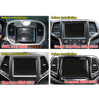 Radio para Auto Android de 8.4 Pulgadas para Jeep, Soporte Universal para Tablero, Reproductor Multimedia para Auto, CarPlay Inalámbrico, Pantalla Táctil Capacitiva IPS, FM
