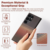 Étui de téléphone magnétique en fibre de carbone authentique OEM en gros pour Samsung Galaxy S25 Ultra S24 Ultra, coque de protection antichoc
