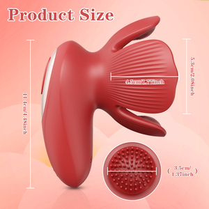 Vibrateur en forme de pétale ALWUP, stimule la poitrine pour masser les <span class=keywords><strong>seins</strong></span>, jouets sexuels vibrants pour femmes, vente en gros - Product Image 6