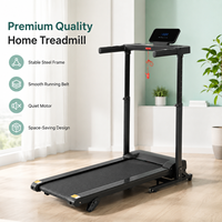 Caminadora Plegable K-FIT GSTK-4000 con 3 Niveles de Inclinación, 12KMH, Motor de 2HP, Música Bluetooth, Sensor de Pulso y Pantalla LED para Ejercicio en Casa