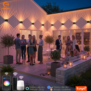 แอป Smart Graffiti 9w ควบคุมผ่านมือถือและปรับสีได้ โคมไฟติดผนัง LED ทรงสี่เหลี่ยมทันสมัยสำหรับห้องนั่งเล่น - Product Image 5