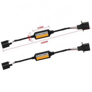 อุปกรณ์เสริมรถยนต์ XOVY ชุดไฟหน้า LED H13 พร้อมคาปาซิเตอร์ Canbus Decoder สายต่อขจัดสัญญาณเตือน - Product Image 5