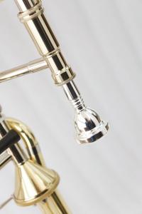 Trombón profesional de alta calidad, cuerpo de latón dorado, acabado de laca, Trombón <span class=keywords><strong>chino</strong></span> - Product Image 4