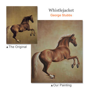 Vente en gros professionnel peint à la main célèbre peinture à l'huile classique sur toile de lin musée qualité reproduction animaux peinture - Product Image 1