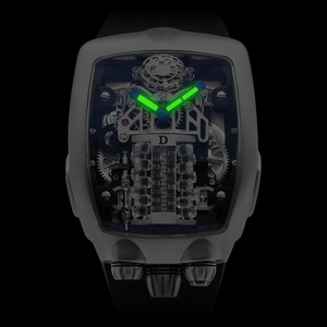 Custom Special Design Luxury Men's <b>Automatic</b> <b>Skeleton</b> Mechanical <b>Watch</b> High Grade Silicone Band Stainless Steel Square Case - Product Image 5
