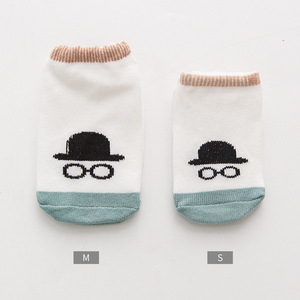 Chaussettes <span class=keywords><strong>bateau</strong></span> invisibles pour enfants en pur coton de style K Chaussettes de sol pour animaux de bande dessinée Chaussettes antidérapantes pour bébé en gros - Product Image 4