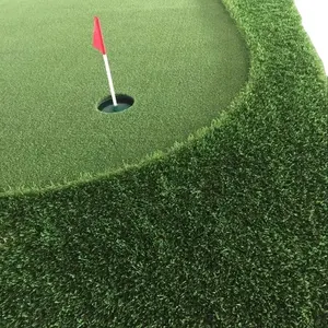 Indoor Golf Course Artificial Turf Mat Mini Portable Golf Putting Green For Backyard
