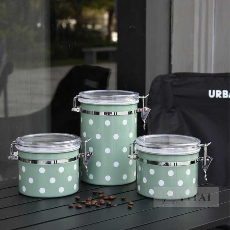 Stainless Steel Airtight Co2 Coffee Container