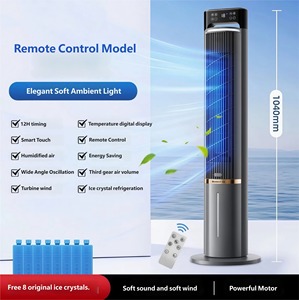 Enfriador de Torre Portátil Silencioso con Temporizador y Oscilación, Ahorro de Energía, Ventilador de <span class=keywords><strong>Aire</strong></span> <span class=keywords><strong>Acondicionado</strong></span> Eléctrico Pequeño para Dormitorio - Product Image 2