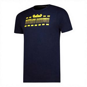 Camiseta Transpirable con Cuello en V de Mamelodi Sundowns, Estilo Casual para Uso Diario, Estilo Urbano y de Estadio con Diseño Personalizado Estampado - Product Image 1