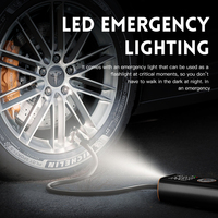 Cheap Prices Hot Sale Portable Air Compressor Tire Inflator ABS Material Digital Display Fast Inflate Emergency Light