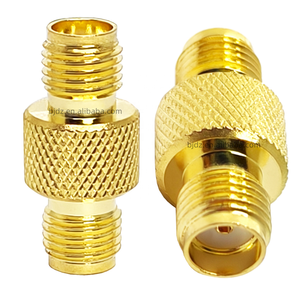 Заводская поставка, 50 Ом, позолоченный <span class=keywords><strong>SMA</strong></span> gemale Jack to <span class=keywords><strong>SMA</strong></span> gemale RF Coax Коаксиальный адаптер, коннекторы конвертера в наличии - Product Image 1