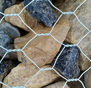 वेल्डेड गेबियन पत्थर की टोकरी गेबियन तार जाल