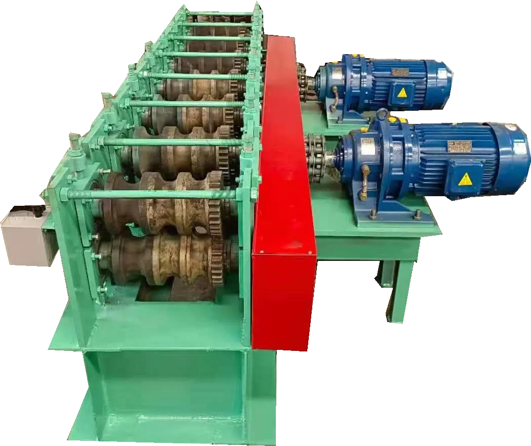 7-row Machines For Pressing Round Tubes into Oval Tubes Hot Sale Oval Pipe Roll Forming Machine