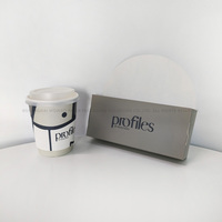 Tasse à café, sac en papier et boîte de boulangerie personnalisés Kit d'emballage coordonné pour cafés, plats à emporter et cadeaux