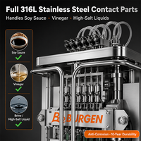 Machine d'emballage automatique multi-voies à haute productivité en acier inoxydable 316L pour liquides et assaisonnements alimentaires, usine OEM