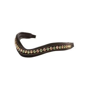 Brides d'équitation en cuir de haute qualité New Bling Equestrian Crystal Browbands Waterproof and Hot Selling at Premium Price - Product Image 1