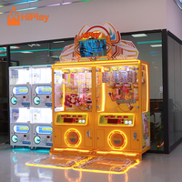 Machine d'arcade commerciale à monnayeur pour jeu de capture de cadeaux, jeu de course à deux joueurs, avec système de récompense par clip et de distribution de prix