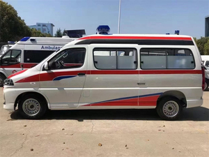 Nouvelle ambulance Jinbei économique à essence manuelle à toit surélevé pour le transport de patients, idéale pour les cliniques et les services médicaux communautaires - Product Image 4
