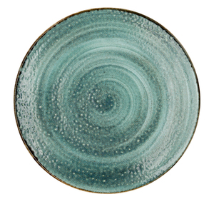 Piatto Piatto Turchese Luna 28cm 2cm di Profondità - Product Image 1