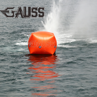 Bouée flottante gonflable carrée personnalisée, grande taille, pour usage offshore, modèle de coque octogonale circulaire pour exercices, bouée de natation carrée