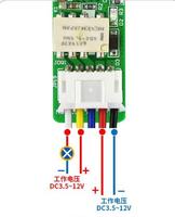KONST RF 433MHz 315MHz Commutateur de télécommande 4 boutons Petit contrôleur LED pour DC3.5V-12V de porte de garage Portée de 100m Code roulant