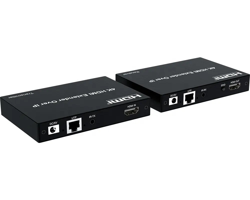 4K 150M HDMI EXTENDER OVER IP Support kvm mouse and keyboard unidirectional IR extension