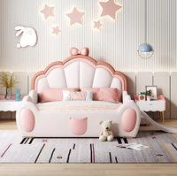 Meubles de maison coloré pour enfants/bébés, ensemble d'accessoires de chambre à coucher, voiture et lit, mignon