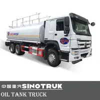 Sinotruk howo 12 पहिया 6X2 ईंधन की मशीन डीजल टैंकर तेल परिवहन ट्रक 20m3 ईंधन भरने ईंधन टैंक ट्रक