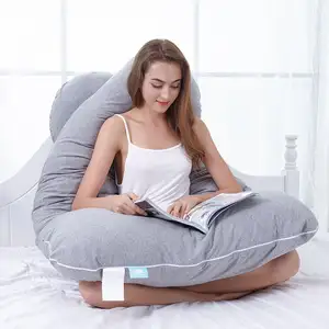 Wholesale Full Size Adult Head And Body Support Full Body Nursing Pregnancy Pillow For Sleeping