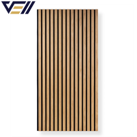Panneau acoustique en bois VELL OEM en gros, panneau à lattes pour studio, panneau insonorisant mural pour la décoration intérieure, panneau mural en bois Acupanel