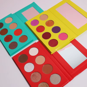 Mua sắm trực tuyến nhãn hiệu riêng tùy chỉnh DIY Giáng sinh bóng mắt làm cho thương hiệu của bạn Logo bán buôn sắc tố <span class=keywords><strong>Eyeshadow</strong></span> Palette - Product Image 2