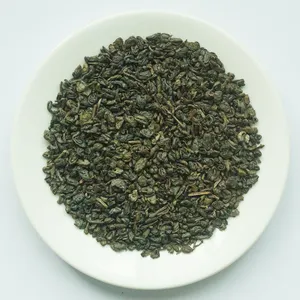 الجملة اضافية الصينية أوراق الشاي الأخضر السائبة 3505 البارود Vert دي الشاي الغبي الشاي