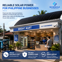 Kit de panneaux solaires flexibles 240W avec micro-onduleur 1600W, système solaire de balcon pour l'alimentation énergétique résidentielle