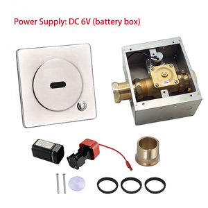 HY-526D CE cảm biến tự động 304 SS Bảng điều chỉnh cơ thể đồng thau nhà vệ sinh tuôn ra van touchless WC flusher cho phòng tắm ứng dụng - Product Image 4