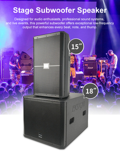 Nouveau Design 2400 Watts Audio Système Sonorisation Enceinte Extérieure DJ Salle de Concert Spectacle Scène Bass Subwoofer Professionnel 18 Pouces - Product Image 2