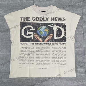 เสื้อยืดคอตตอน 100% พิมพ์ลาย DTG แบบจัมโบ้ <span class=keywords><strong>ลาย</strong></span>กราฟิก เสื้อครอปแขนกุด เสื้อยืดกล้ามเนื้อ เสื้อกล้ามผู้ชาย - Product Image 2