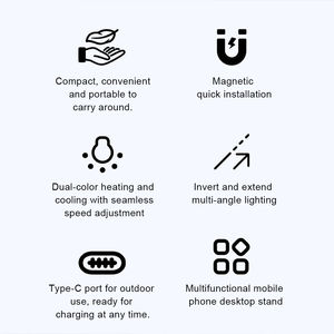 Luce Magnetica per Selfie con Anello Magnetico, Luce per Streaming Live, Mini Specchio Illuminato per Trucco, per Vlog e Streaming Live - Product Image 3