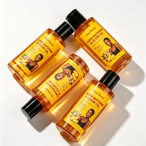 Organic Turmeric Body Oil For Skin Repair Scar Fading Dark Spot Removal Deep Moisturizing Herbal Private Label OEM - Product Image 4