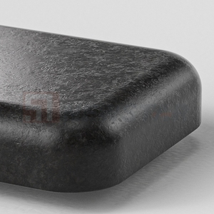 Newstar <span class=keywords><strong>Black</strong></span> Marble Living Room Mesa de centro antigua Oficina Rectangular Mesa auxiliar pequeña - Product Image 4