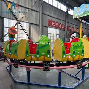 Petit parc d'attractions de jardin, mini montagnes russes à animaux, Wacky Worm, sur remorque pour <span class=keywords><strong>fête</strong></span> <span class=keywords><strong>foraine</strong></span>, aire de jeux - Product Image 4