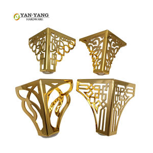 YANYANG Pieds de meubles en fer de 15 cm, remplacement, dorés, 6 pouces, Piernas De Sofa, base de table à manger, pieds en métal pour table - Product Image 5