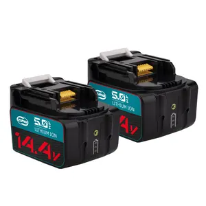 3ah 4ah 5ah Rechargeable 14.40V Cordless Drill Battery Replacement Power Tools Batteries For Makita BL1430 BL1415